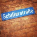 German street sign