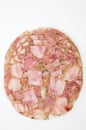 German style headcheese sausage Royalty Free Stock Photo
