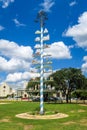 German style Maypole in Fredericksburg Texas Royalty Free Stock Photo