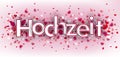 Hearts Pink Header Hochzeit Royalty Free Stock Photo