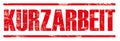 Kurzarbeit Red Text Header