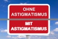 german example normal vision vs astigmatism