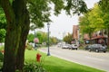 The German town of Frankenmuth, known for the family style chicken dinners