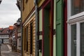 German traditional doors in a german street