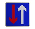 German Traffic Sign: Priority