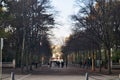 German and travelers people walking in garden and public park