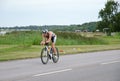 German triathlete at Ironman Sweden 2012 Royalty Free Stock Photo