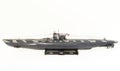 German U Boat Type VII C Scale Model Royalty Free Stock Photo