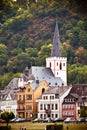 German Village along Rhine River Royalty Free Stock Photo