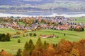 German village on a nasty autumn day