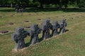 German war cemetery at La Cambe, Normandy, France Royalty Free Stock Photo