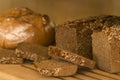 German whole meal bread Royalty Free Stock Photo