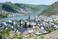 German wine village of Alken , Mosel valley, Eifel, Germany Royalty Free Stock Photo