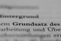 The german word \