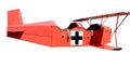 German World War I Fokker fighter plane model