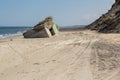 German World War II bunker, Skiveren beach, Denmark