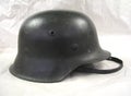 German World War 2 WWII Military Helmet with chin strap Royalty Free Stock Photo