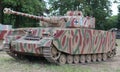 The German WW Panzer IV tank Royalty Free Stock Photo