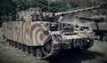 The German WW Panzer IV tank Royalty Free Stock Photo