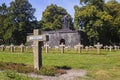 German WWII cemetery, Lommel Royalty Free Stock Photo