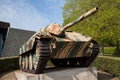 German WWII Hetzer armoured vehicle outside the Battle for Normandy museum in Bayeux Royalty Free Stock Photo