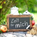 German Zeit fÃÂ¼r mich Royalty Free Stock Photo