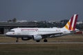 Germanwings plane doing taxi in airport