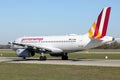 Germanwings plane doing taxi in airport