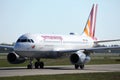 Germanwings plane doing taxi in airport