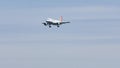 Germanwings plane in the sky, landing
