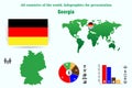 Germany. All countries of the world. Infographics for presentation