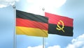 Germany and Argentina Flag Together A Concept of Realations