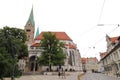 GERMANY, AUGSBURG - AUGUST 17, 2019: Augsburg Cathedral