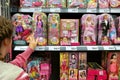 Barbies in a toyshop