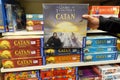 Catan board games in a toyshop