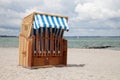 Germany, Baltic Sea, beach chair at beach Royalty Free Stock Photo