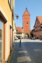 Germany Bavaria Romantic Road. Dinkelsbuhl. Wornitz gate