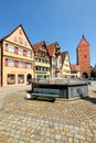 Germany Bavaria Romantic Road. Dinkelsbuhl. Wornitz gate