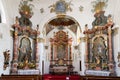 Germany Bavaria Romantic Road. Fussen. Heilig-Geist-Spitalkirche (Holy Spirit Hospital Church Royalty Free Stock Photo