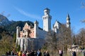 Germany Bavaria Romantic Road. Fussen. Neuschwanstein castle Royalty Free Stock Photo