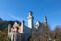 Germany Bavaria Romantic Road. Fussen. Neuschwanstein castle Royalty Free Stock Photo