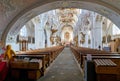 Germany Bavaria Romantic Road. Rottenbuch. Maria Geburt Church