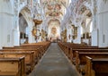 Germany Bavaria Romantic Road. Rottenbuch. Maria Geburt Church