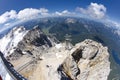 Germany, Bavaria, Zugspitze Mountain and Valley, elevated view