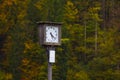 Germany, beautiful, King Lake, Wharf, Clock, Lake Royalty Free Stock Photo