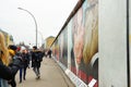 Germany. Berlin Wall in Berlin. Kiss of Brezhnev and Honecker. February 17, 2018