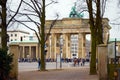 Germany. Berlin. Brandenburg Gate. February 17, 2018 Royalty Free Stock Photo