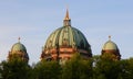 Germany, Berlin, Bundesstrasse, central dome of the Berlin Cathedral Royalty Free Stock Photo