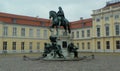 Germany, Berlin, Charlottenburg Palace, statue Friedrich Wilhelm I