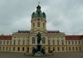 Germany, Berlin, Charlottenburg Palace and Statue Friedrich Wilhelm I